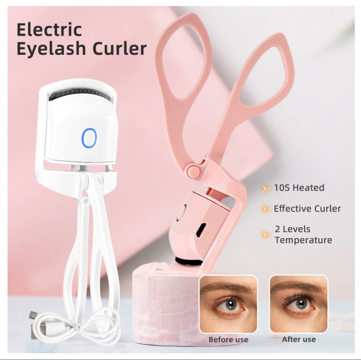Electric Heated Eyelash Curler