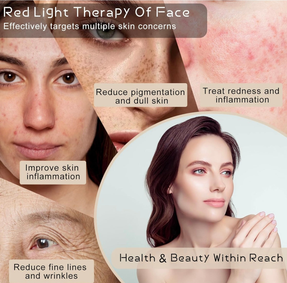 LED Light Therapy Face Mask