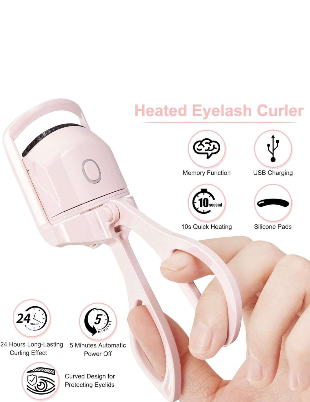 Electric Heated Eyelash Curler