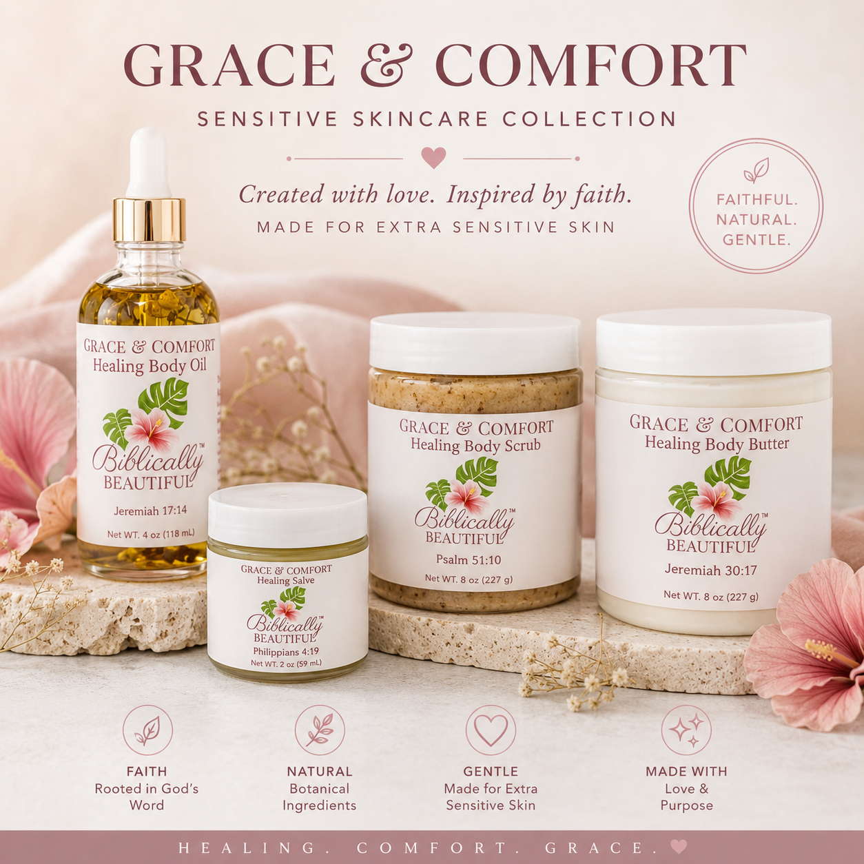 Grace & Comfort Sensitive Skincare Bundle