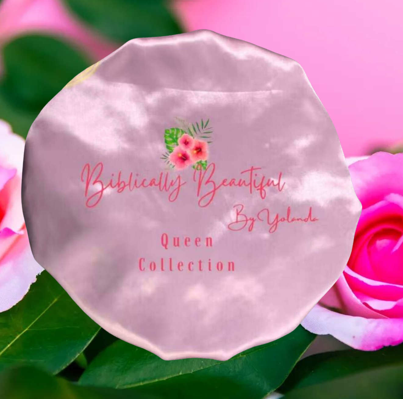 Pink Proverbs 31:25 Biblically Beautiful Signature Hair Bonnet