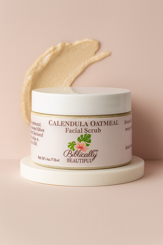 Calendula Oatmeal Facial Scrub 4oz