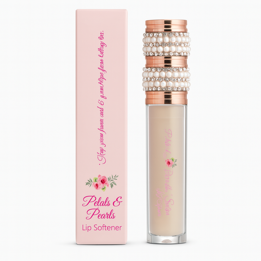 Petal & Pearls Lip Softener 5ml wand tube container