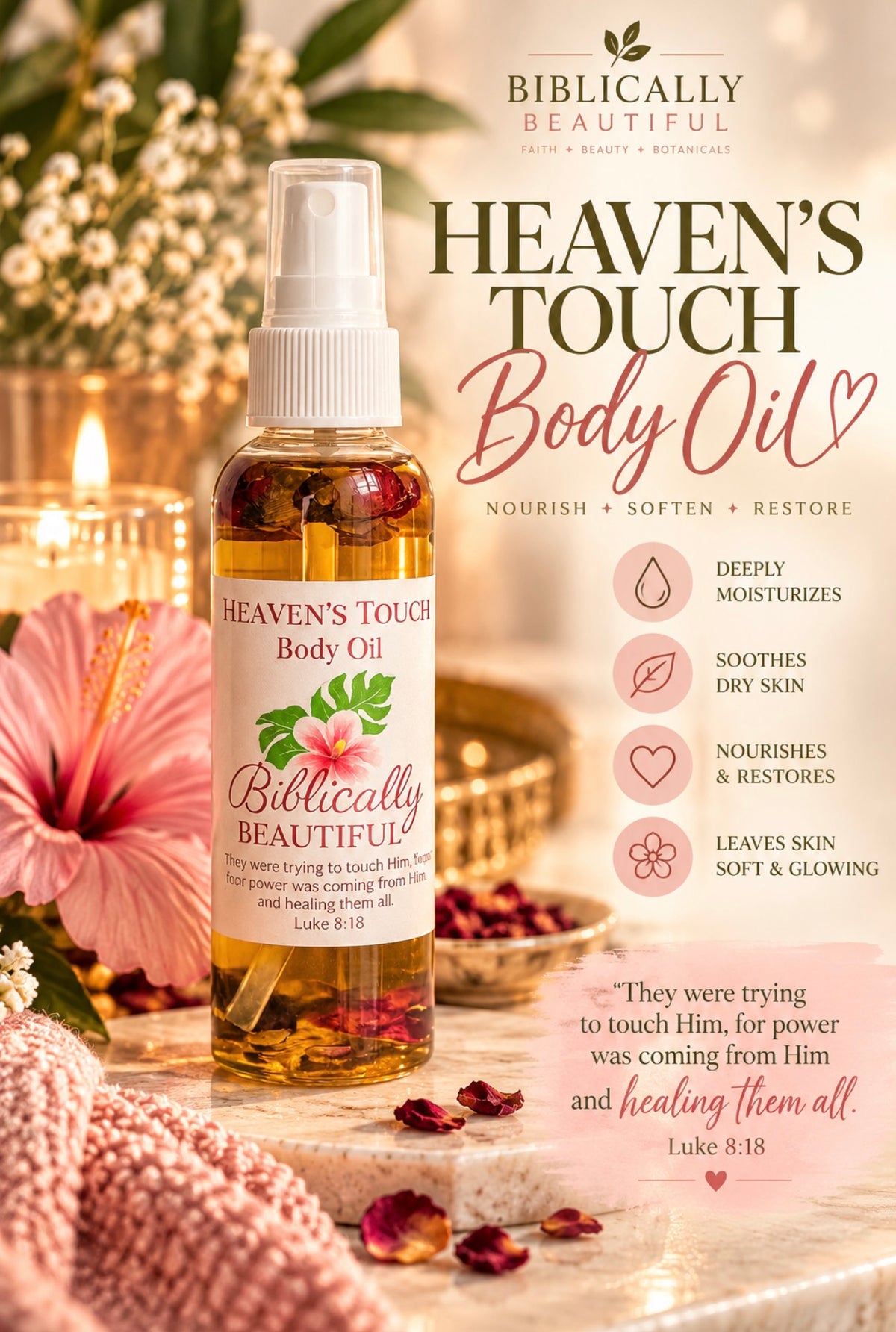 Heaven’s Touch Body Oil 4oz