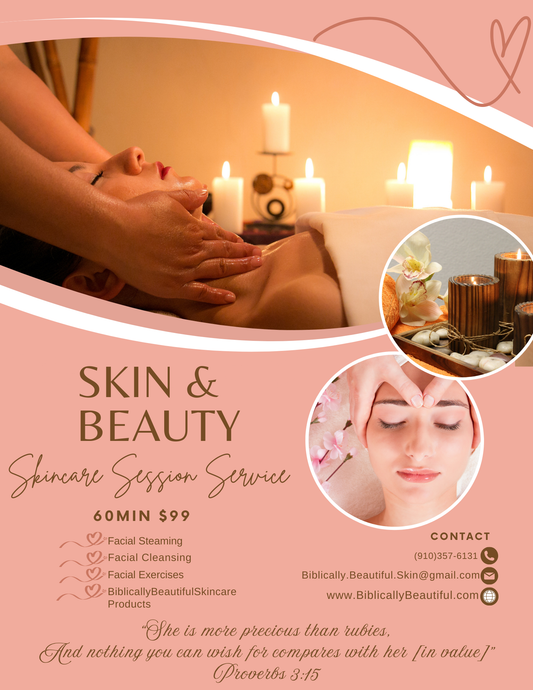 🌸Skincare Session Service🌸60min