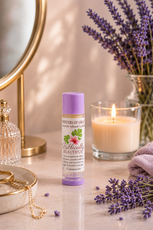 Whispers of Grace Lavender-Infused Lip Balm 5.5ml
