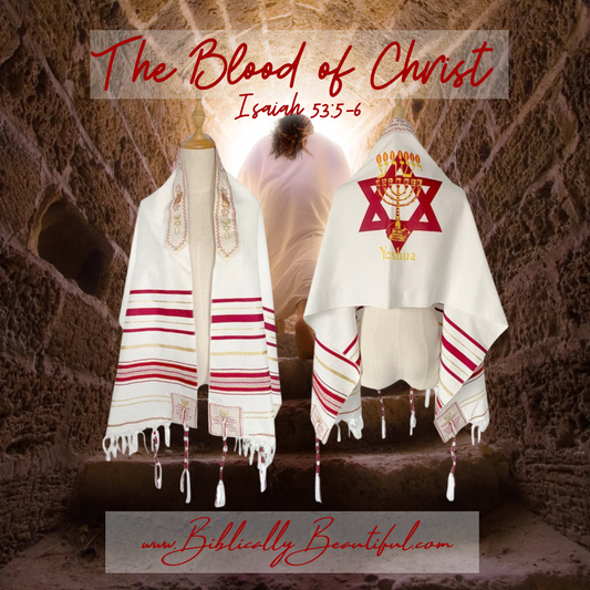 The Blood of Christ Prayer Shawl