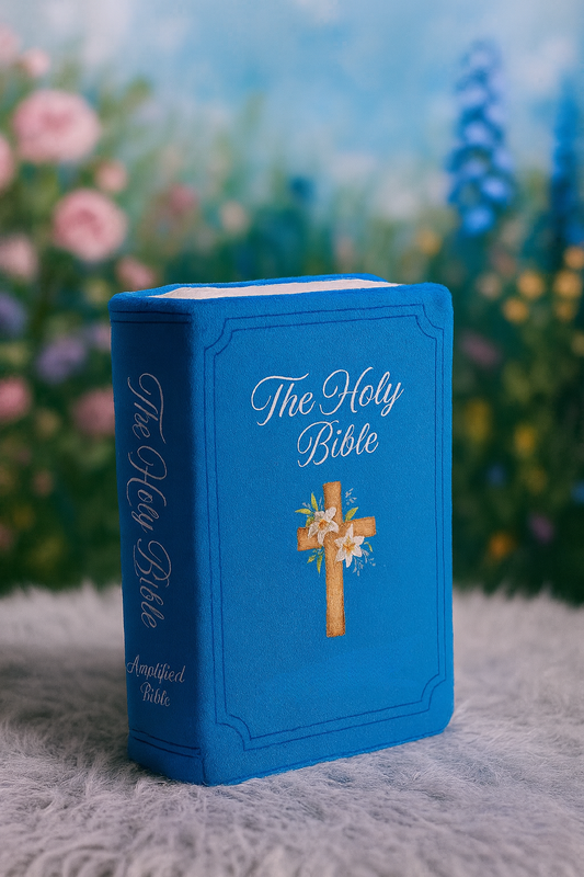 Blue Bible Plush (Psalm 91)
